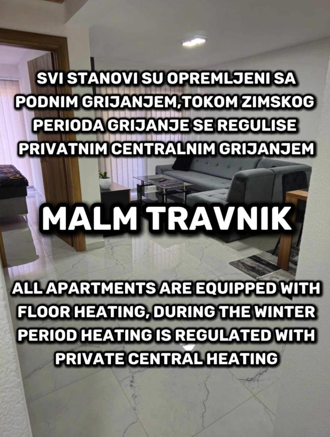 Malm Travnik Apartment Bagian luar foto